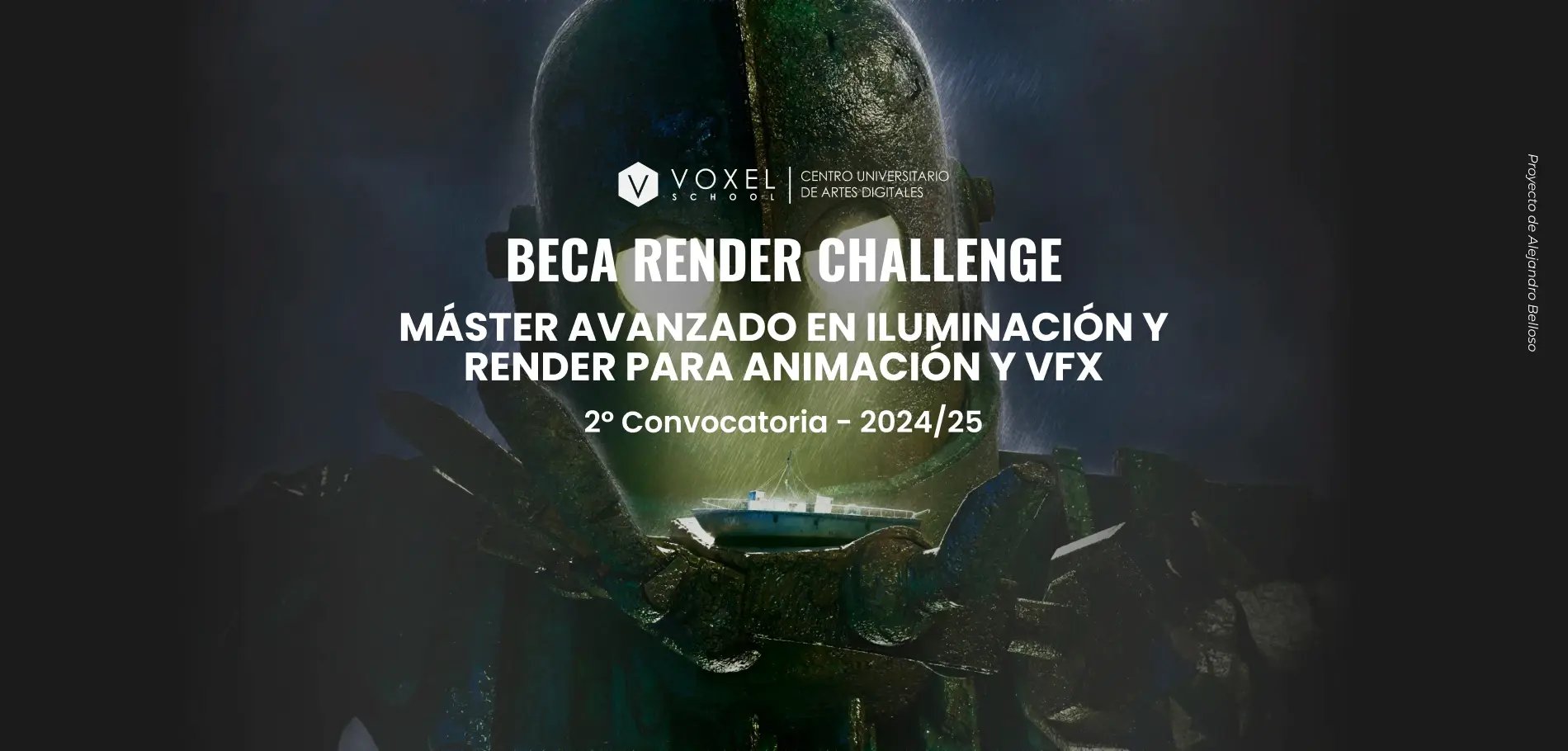 Beca render challenge para el máster avanzado en iluminación y render para animación y VFX para marzo de 2025