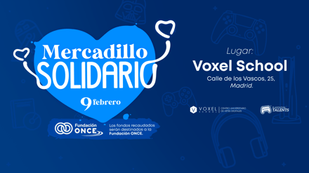 Mercadillo Solidario en Voxel School