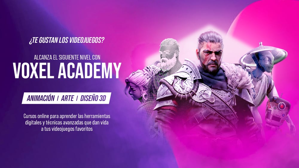 ¿Te gustan los videojuegos? Aprende a crearlos con Voxel Academy