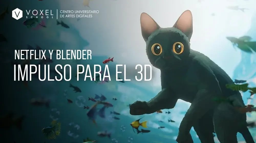 Netflix dona 240.000 € a Blender: el impulso definitivo para el 3D de código abierto
