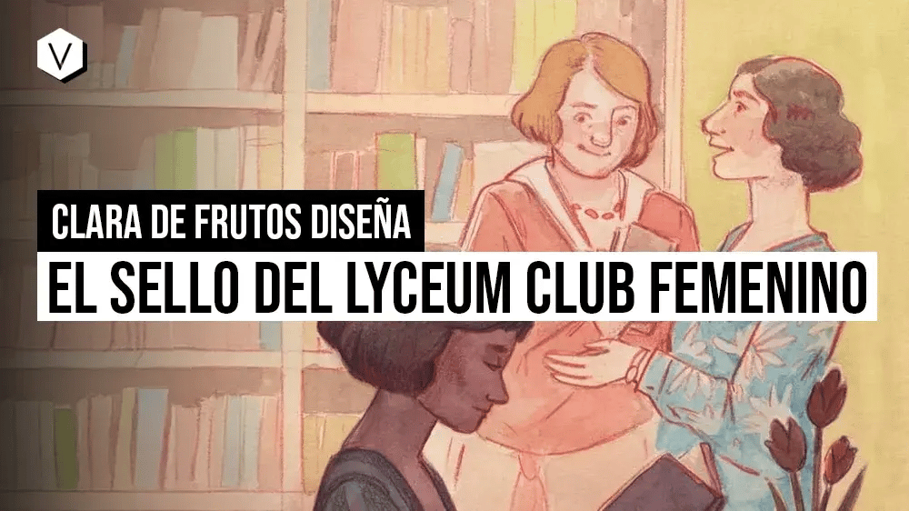 Clara de Frutos diseña el sello del centenario del Lyceum Club Femenino