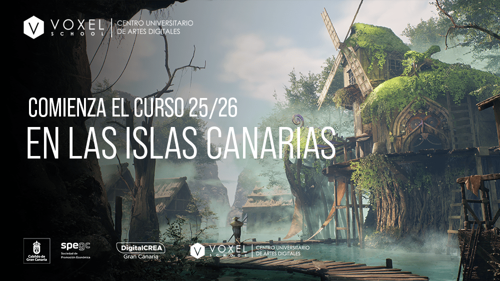 Comienza la formación en artes digitales en Gran Canaria: un nuevo capítulo de Voxel School junto a la SPEGC