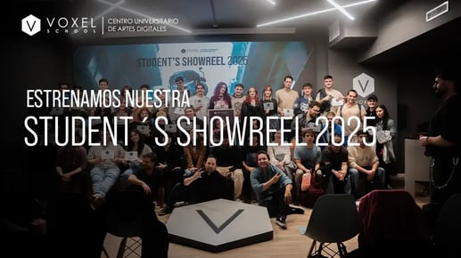Celebramos el talento de Voxel School con el estreno de la reel de alumnos 2025
