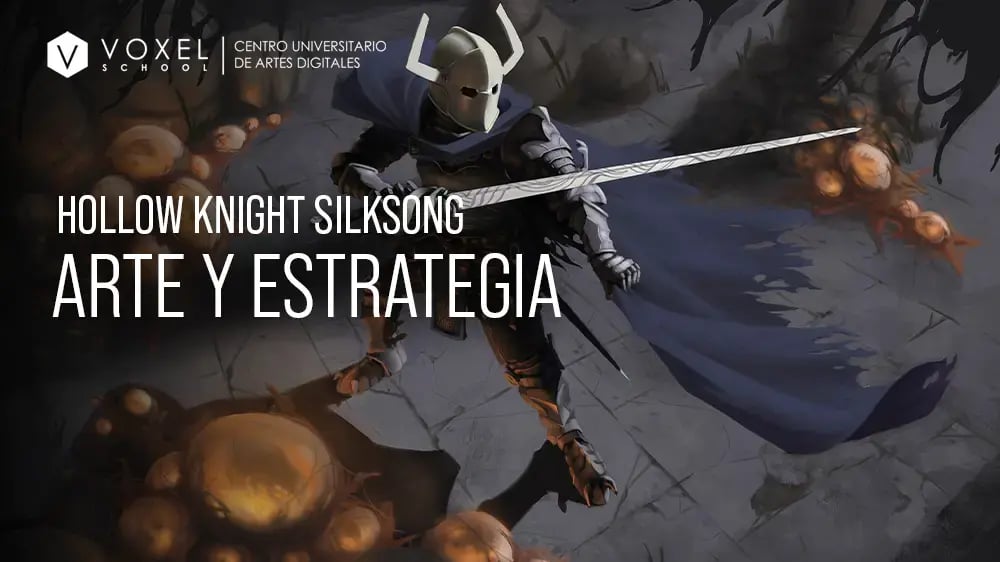 Hollow Knight: Silksong ya disponible – inspiración artística y de marketing para estudiantes de videojuegos en Voxel School