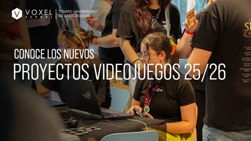 Conoce los proyectos de videojuegos de Voxel School del curso 25/26