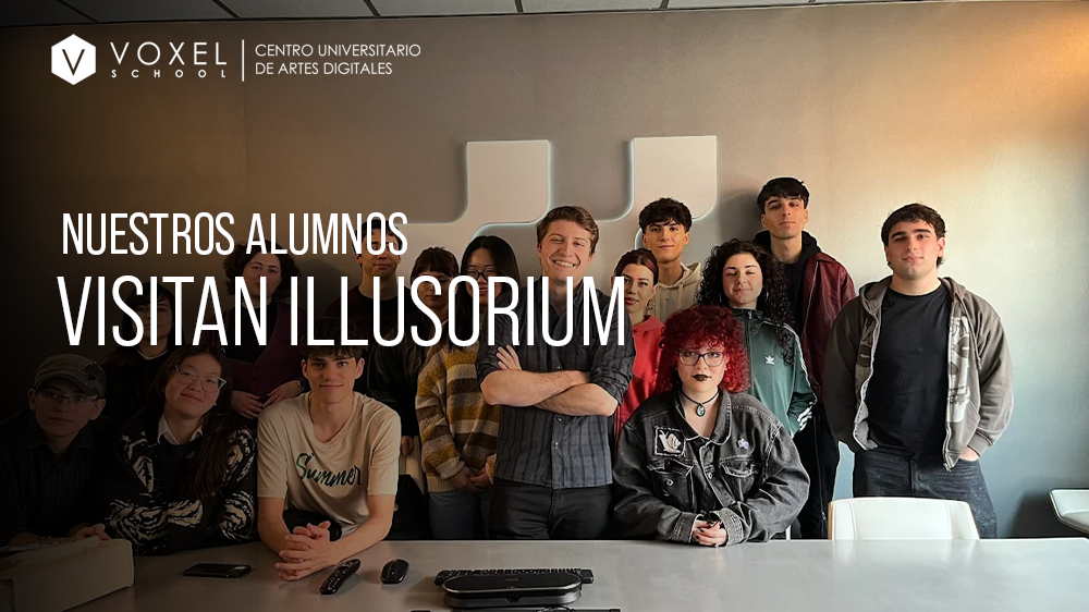 Nuestros alumnos del Grado Universitario de animación visitan Illusorium Studios: un encuentro con la industria