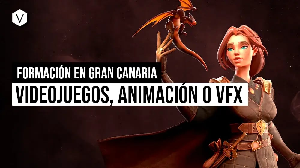Formación financiada en videojuegos, animación y VFX en Canarias