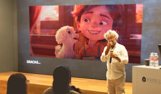 MOMENTO ÚNICO EN LA MASTERCLASS VOXEL XPERIENCE