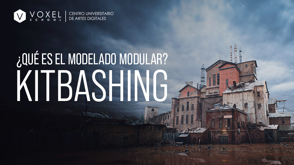 Kitbashing: Técnicas de modelado modular para entornos de alta fidelidad