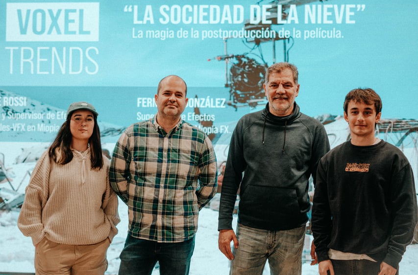 TALENTOS DE VOXEL SCHOOL EN LA POSTPRODUCCIÓN DE “LA SOCIEDAD DE LA NIEVE”