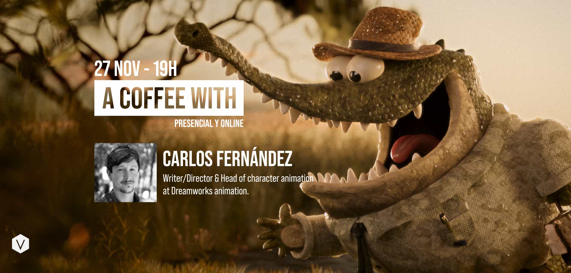 A coffee with Carlos Fernández Puertolas animador de Dreamworks