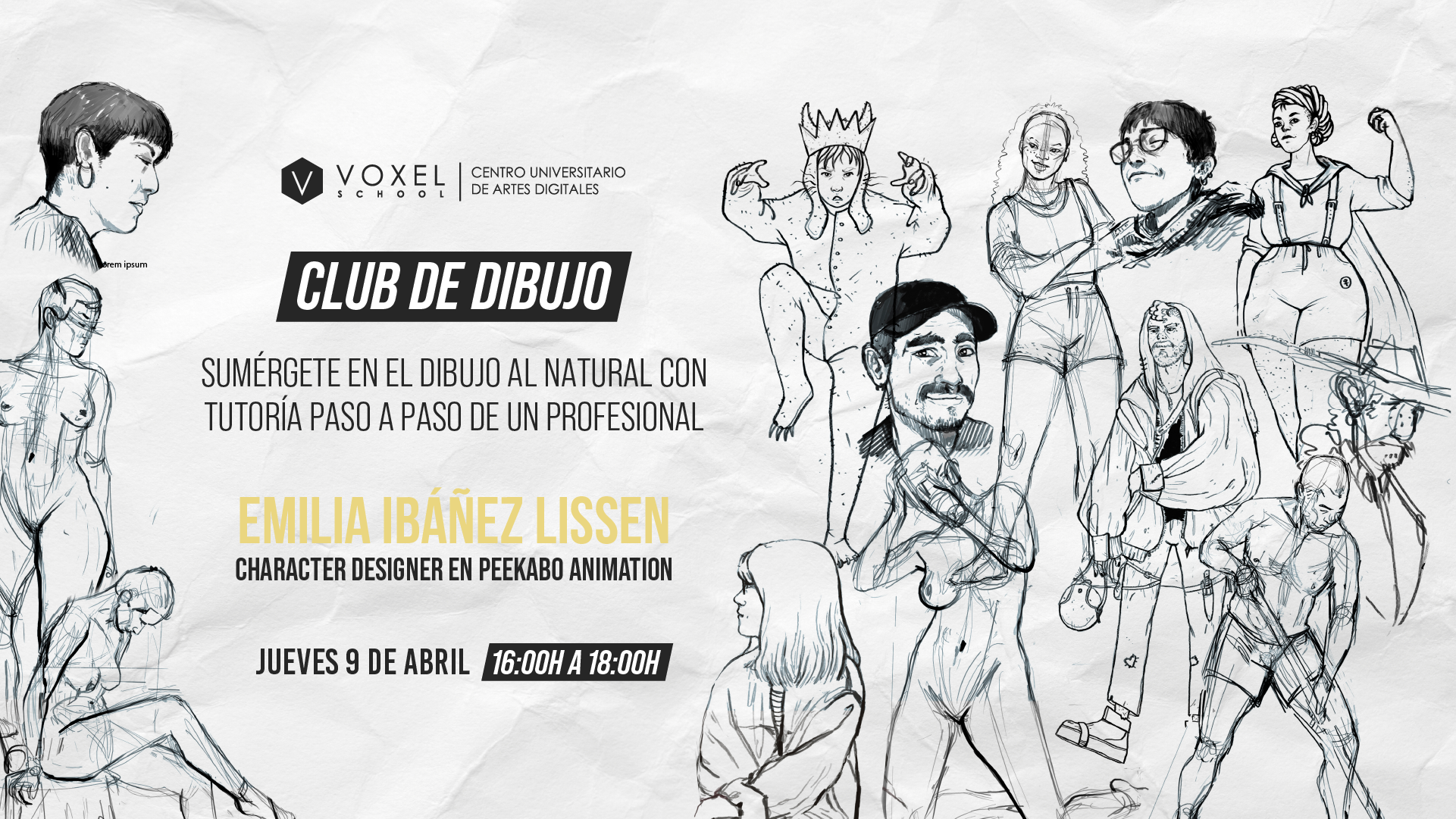 Club de dibujo — 9 de abril
