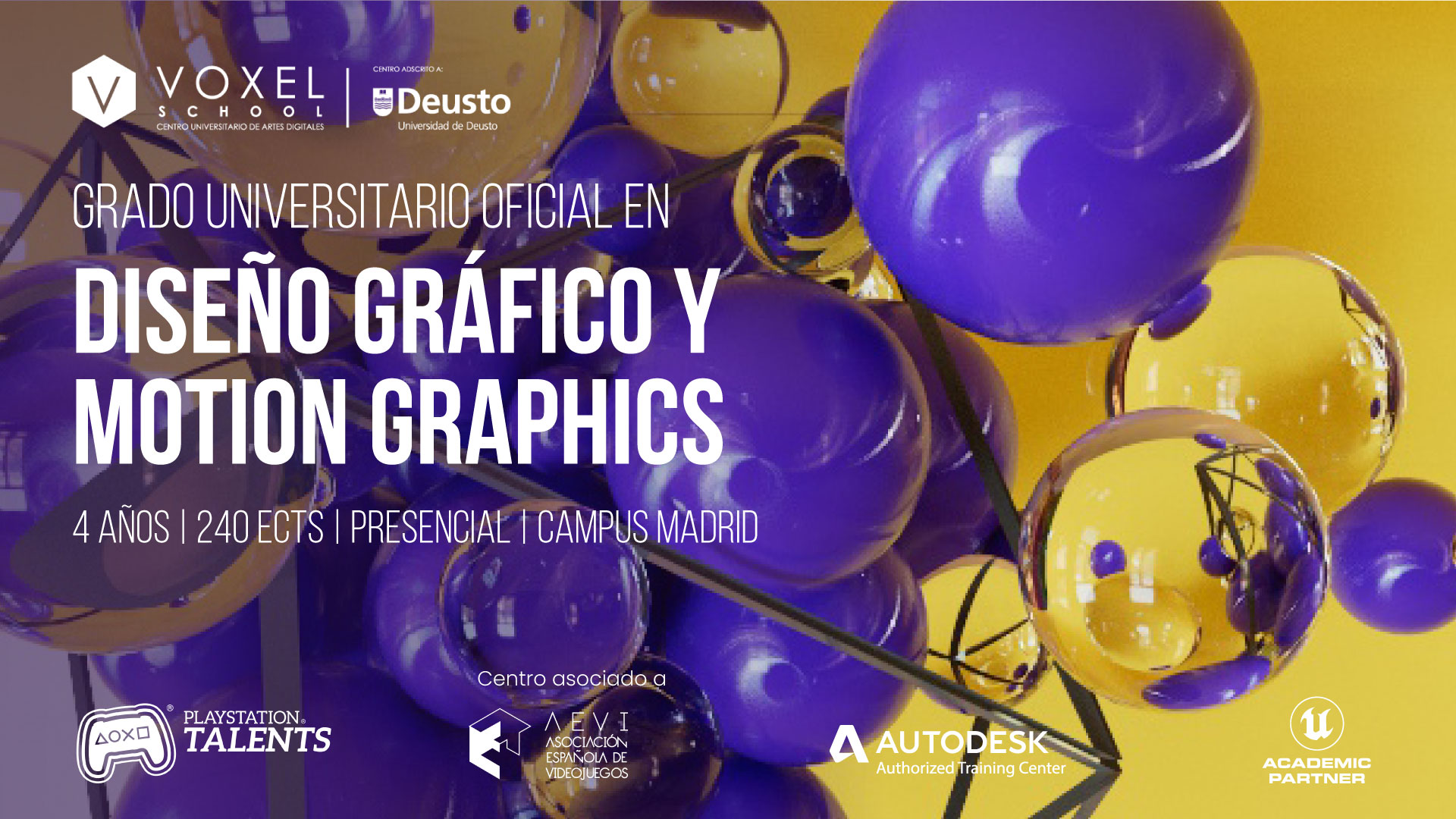 Grado Universitario en Diseño Gráfico t Motion Graphics