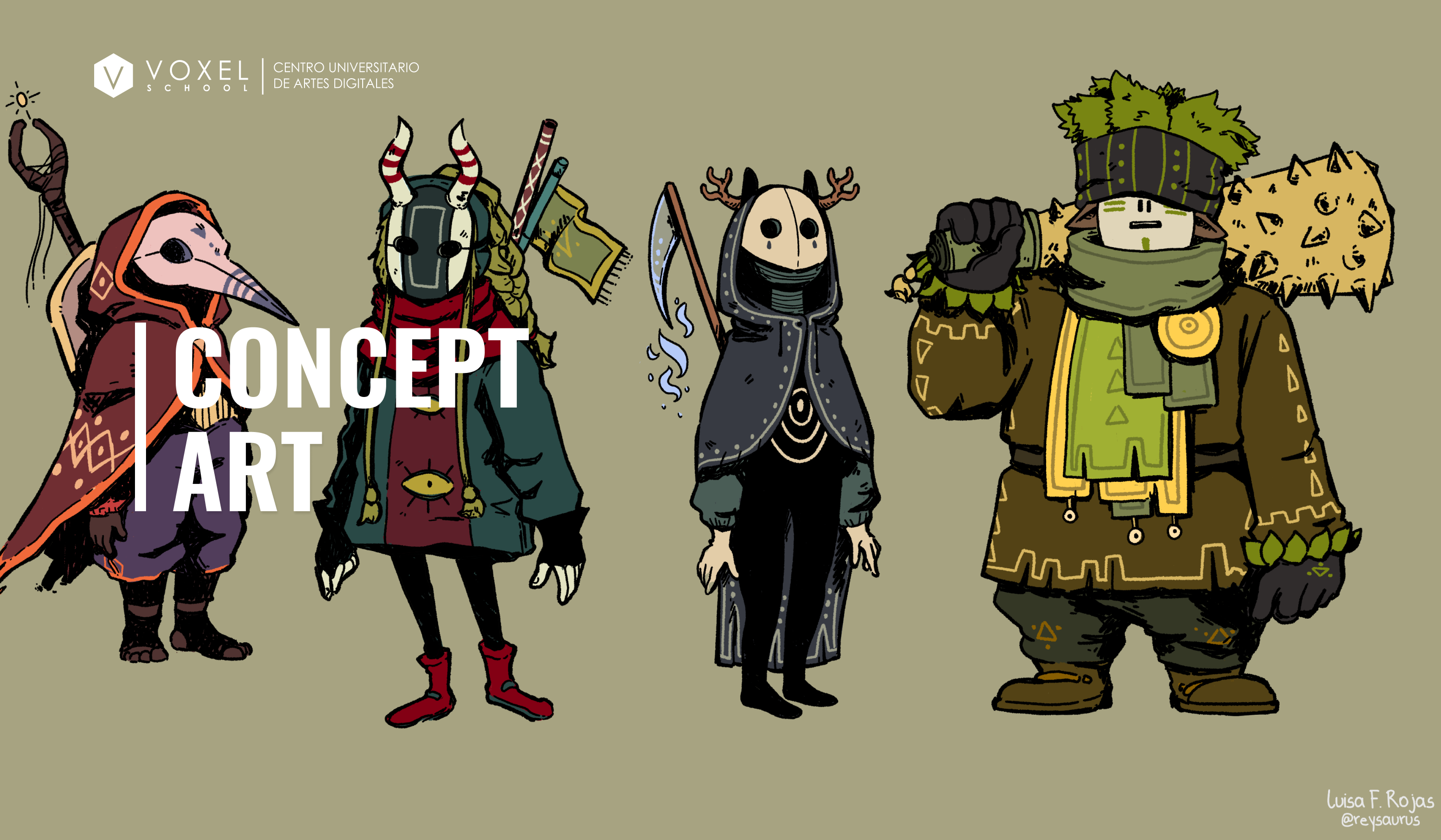 Arte Conceptual De Personaje Masculino